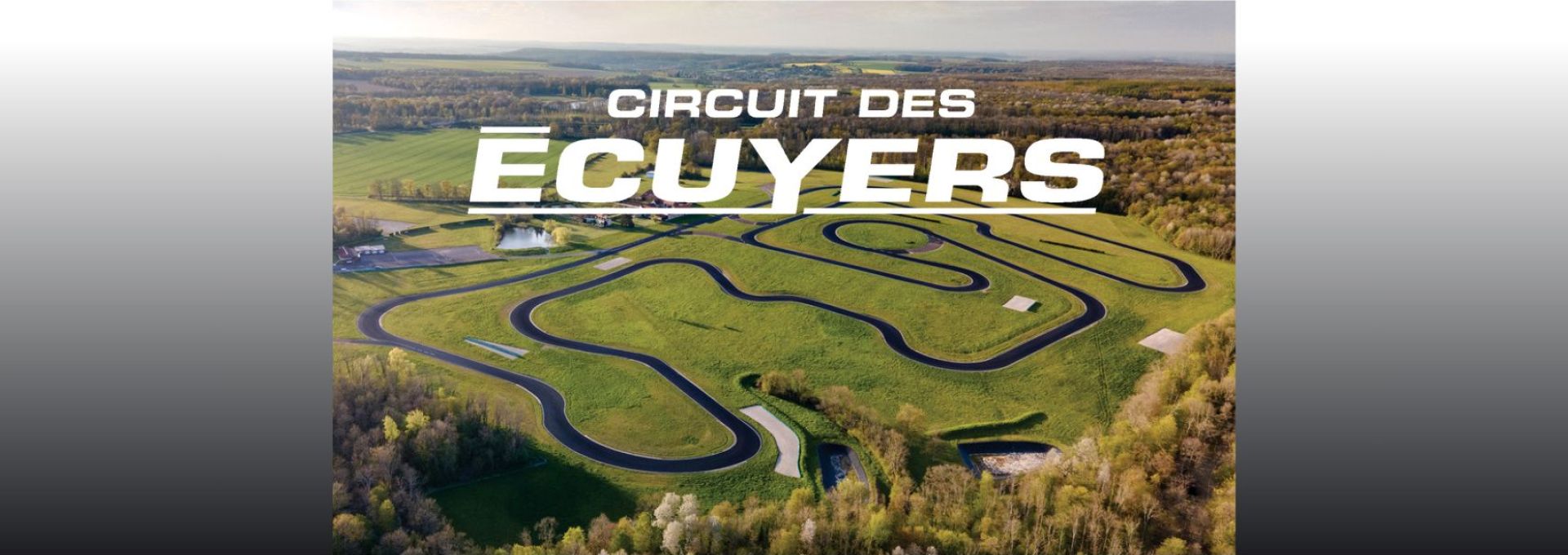 Vue aérienne du Circuit des Écuyers et de son tracé